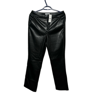 Women’s Suzy Faux Leather Pants Black Size 9. Brand new. Read description